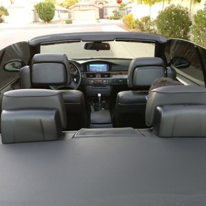 Rear cabin view