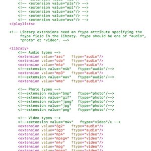 mme OEM extensions settings