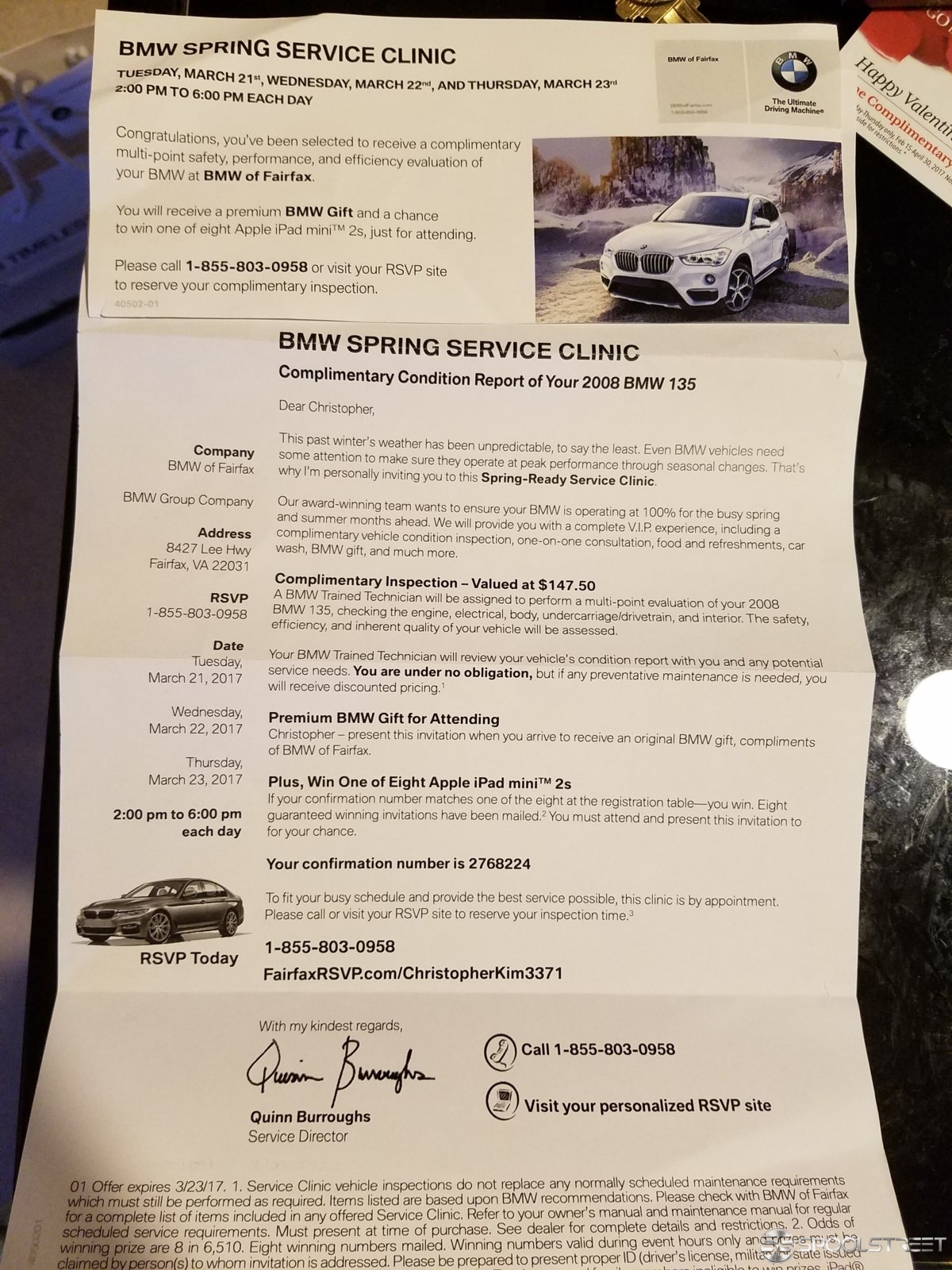 Spring Service Clinic