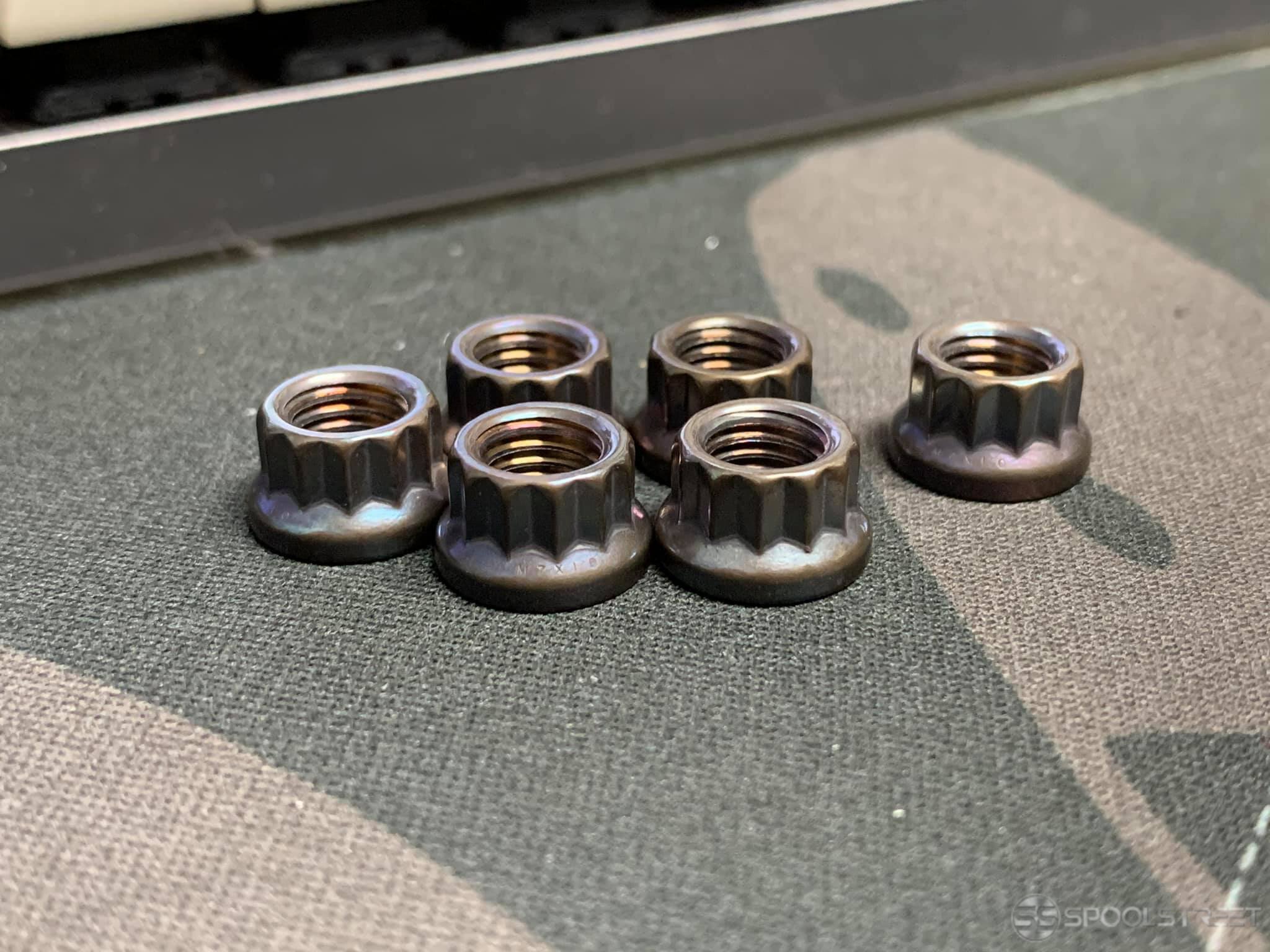 Stainless 12pt Nuts for Intake manifold