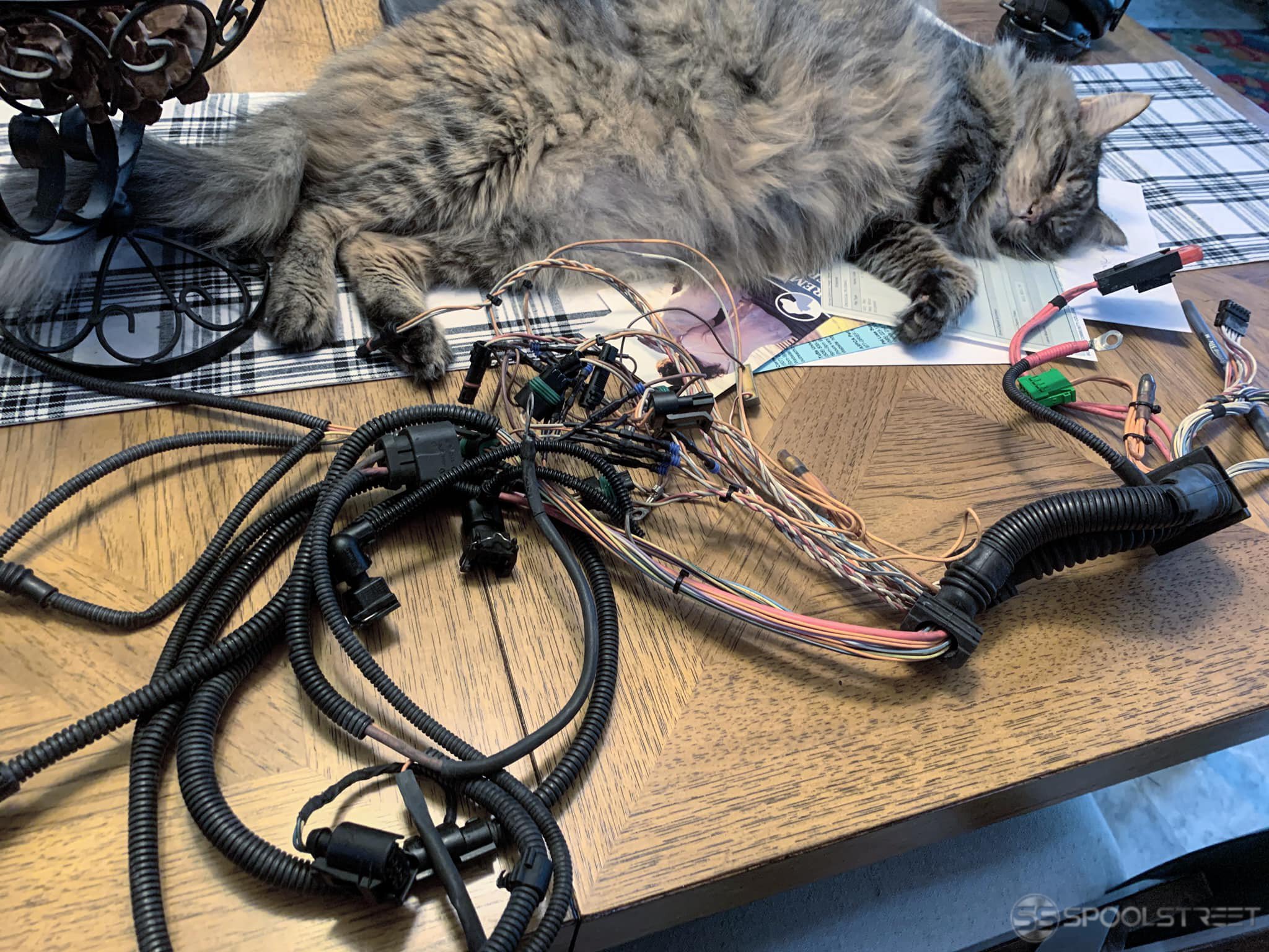 wiring mess